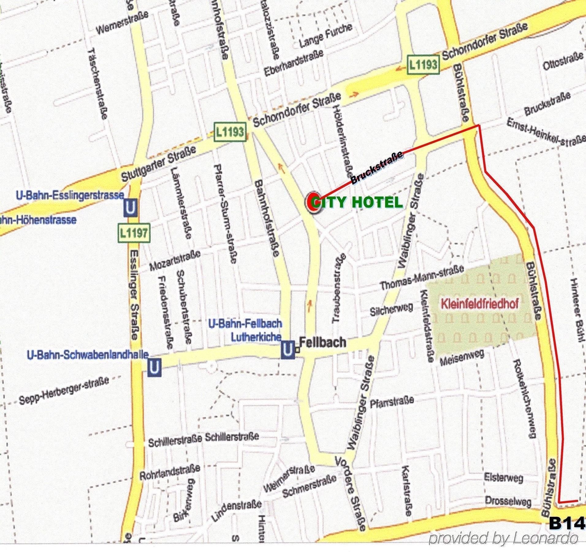 City Hotel Fellbach 24H Check-In מראה חיצוני תמונה